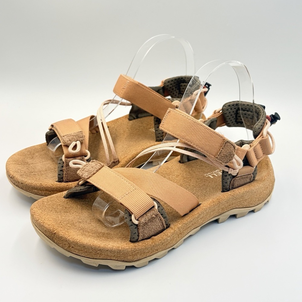 Merrell Women's Sz 9 Speed Fusion RMX Sandals Tan Rose Performance Footwear EUC